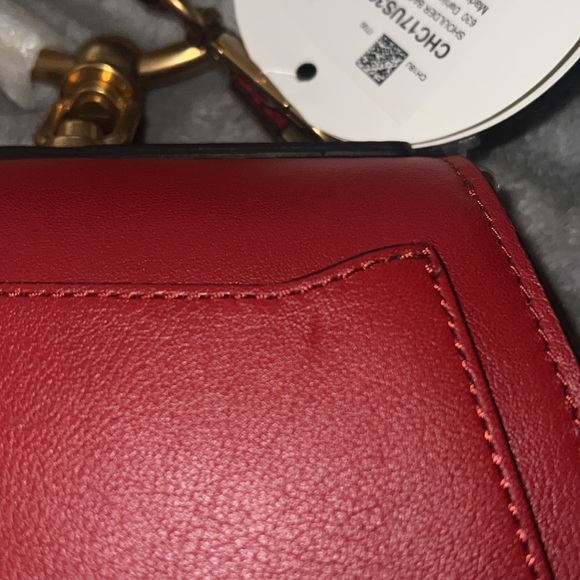 CHLOE Calfskin Suede Small Nile Bracelet Bag Sepia Red. Brand New with Tags - Picture 14 of 15